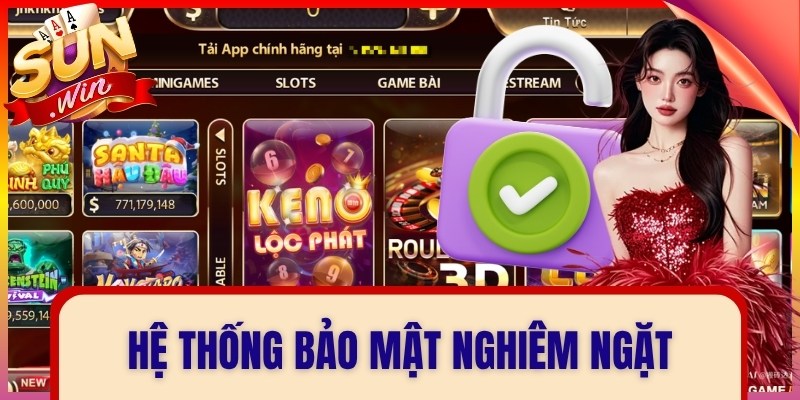 Hệ thống bảo mật nghiêm ngặt