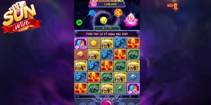 Tứ Thần Thú Sunwin là game slot siêu hot được nhiều người yêu thích
